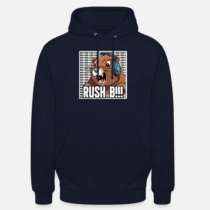 Bober de jeu RUSH B - Sweat-shirt à capuche unisexe - marine