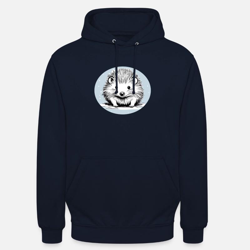 Niedlicher Igel - Unisex Hoodie - Navy
