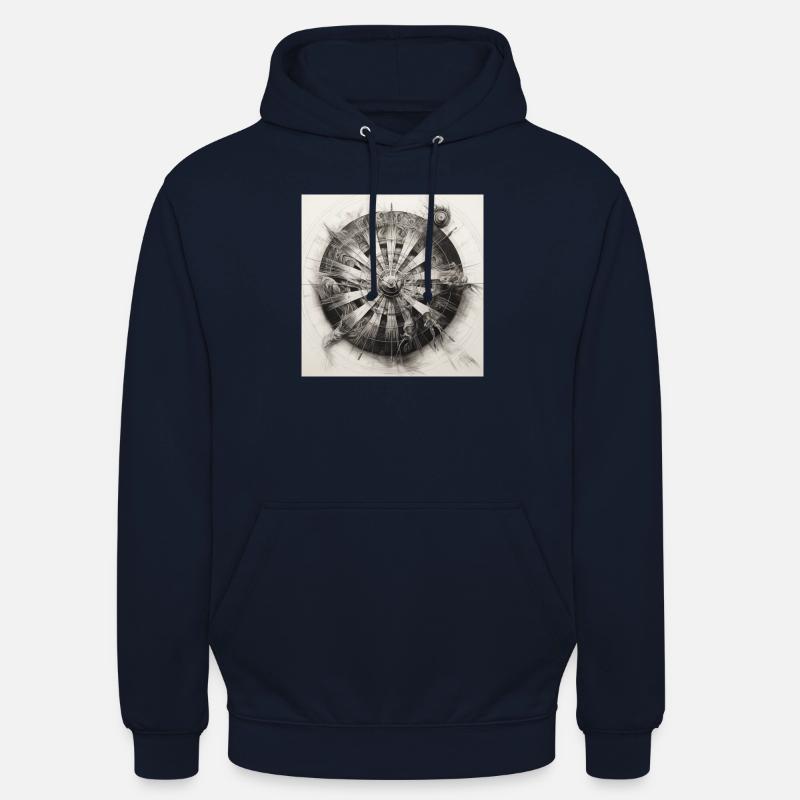 Jeu de fléchettes Dartscheibe Winkingerschild - Sweat-shirt à capuche unisexe - marine