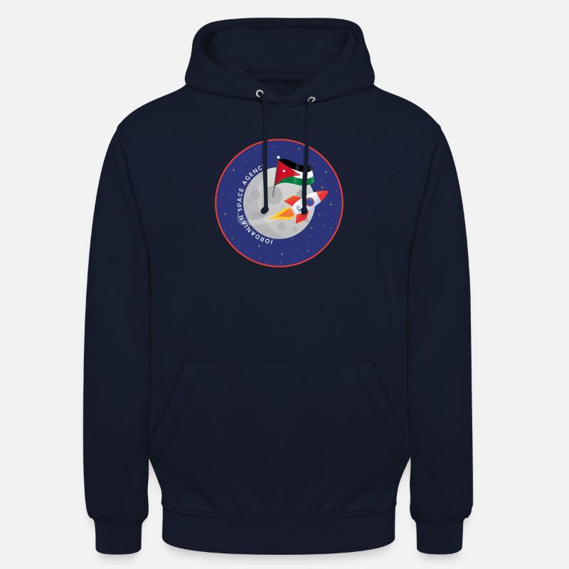 Agence spatiale jordanienne - Sweat-shirt à capuche unisexe - marine