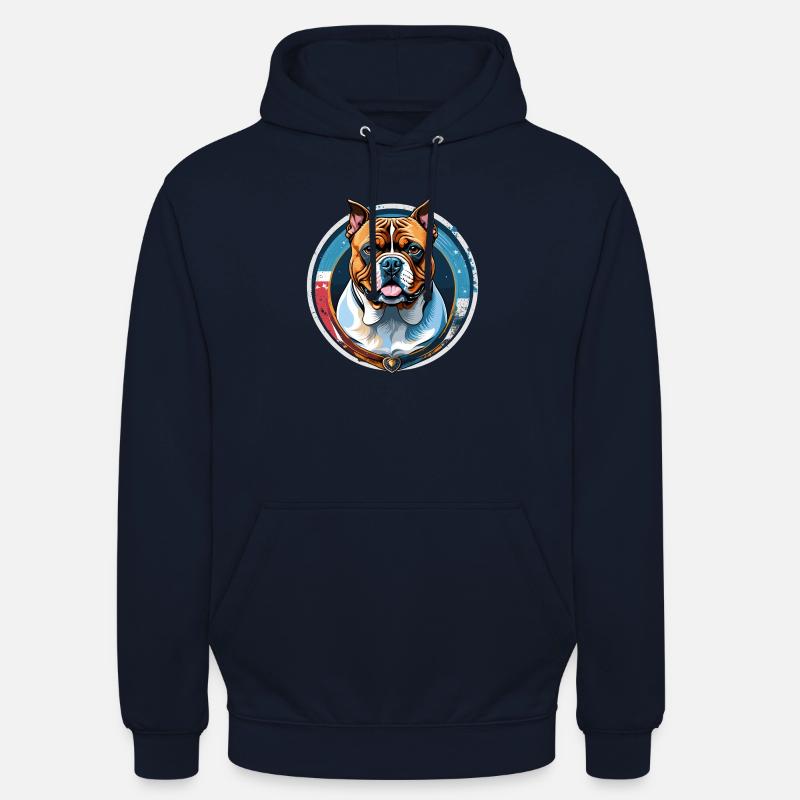 Amerykański łobuz - Bluza z kapturem typu unisex - granatowy