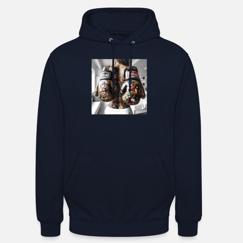 Pop Comics Boxers - Unisex Hoodie - Navy