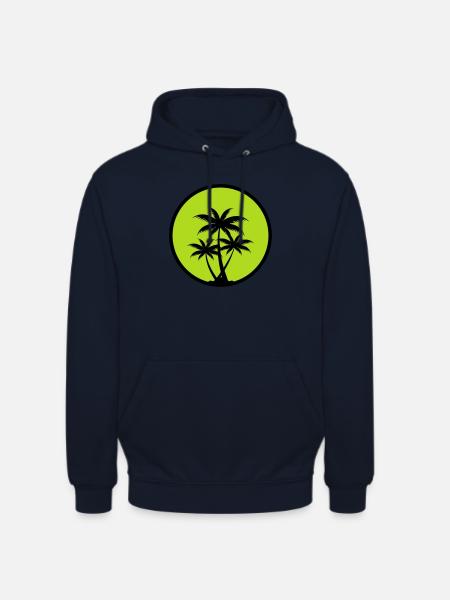 Palm trees - Unisex Hoodie - navy