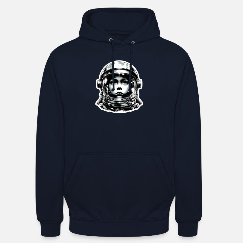 Garçon de l’espace - Sweat-shirt à capuche unisexe - marine