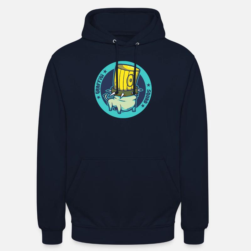 Escouade Graffiti 1 - Sweat-shirt à capuche unisexe - marine