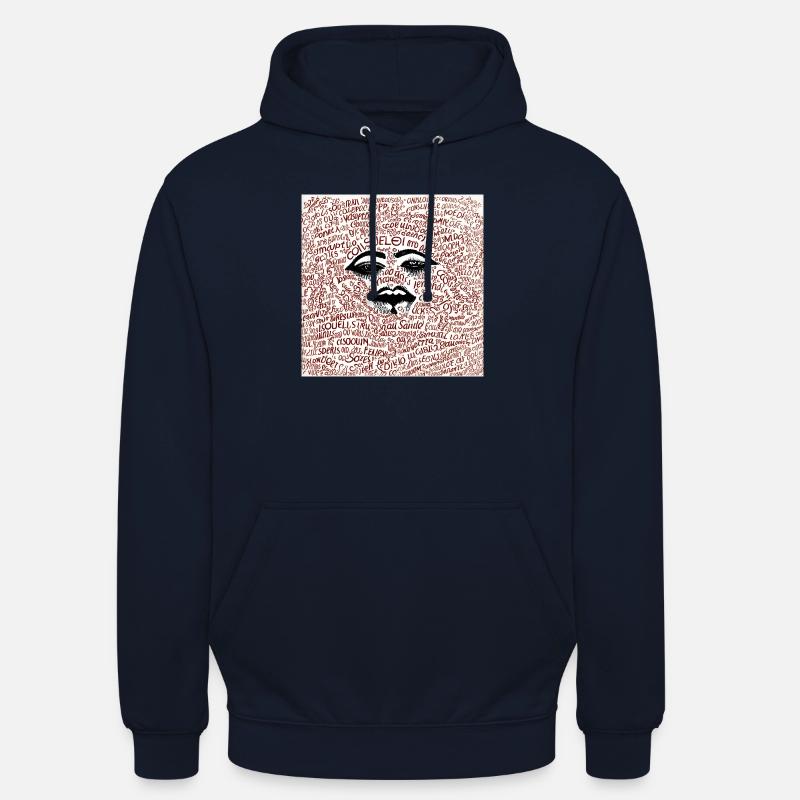 Zufällige Wörter - Unisex Hoodie - Navy