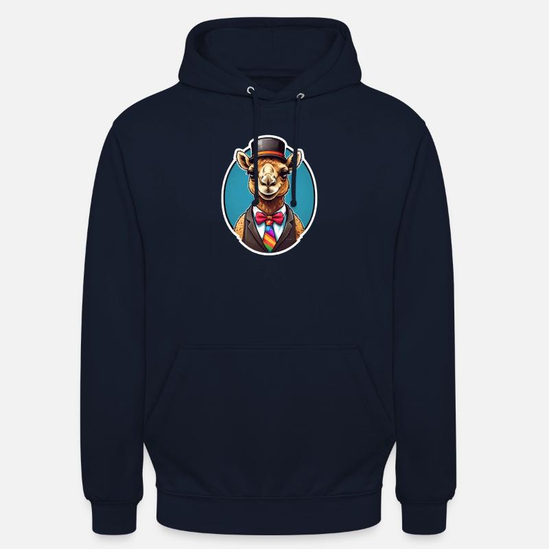 Funny Comic Camel - Unisex Hoodie - navy