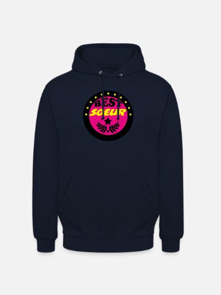 BESTE SCHWESTER - Unisex Hoodie - Navy