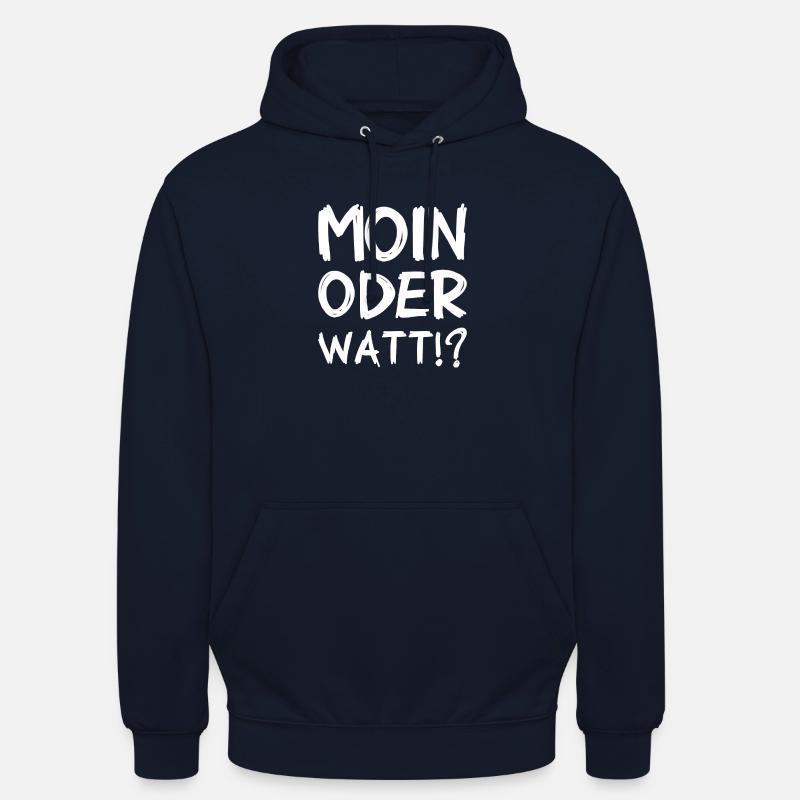Moin oder Watt? - Unisex Hoodie - Navy