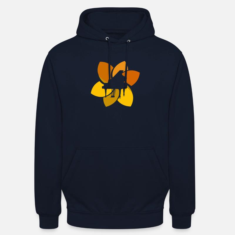 Clavier Piano Symphony - Sweat-shirt à capuche unisexe - marine