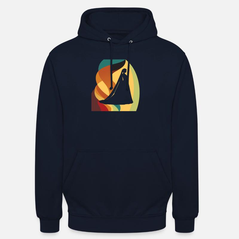 Mariés - Sweat-shirt à capuche unisexe - marine