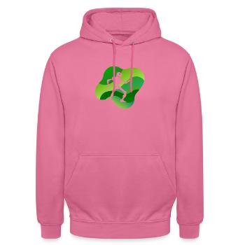 Robotics Tech - Unisex Hoodie - pink - Front - Alina (178cm) & Michal (187cm)