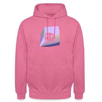Tarantula Silk Insect - Unisex Hoodie - pink - Front - Alina (178cm) & Michal (187cm)