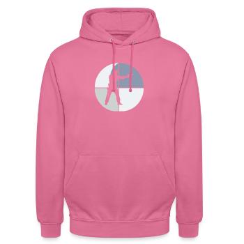 Officer Crime Investigation - Unisex Hoodie - pink - Front - Alina (178cm) & Michal (187cm)