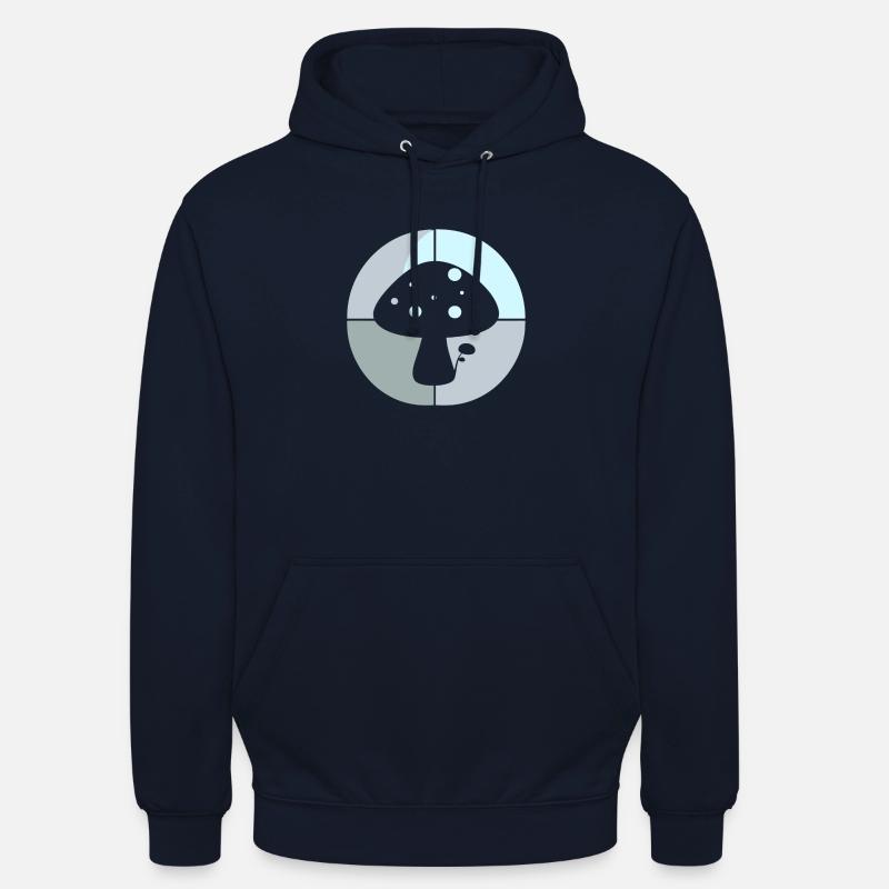 Champignons comestibles - Sweat-shirt à capuche unisexe - marine