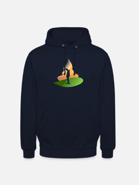 Skateboard Kickflip Skate - Unisex Hoodie - Navy