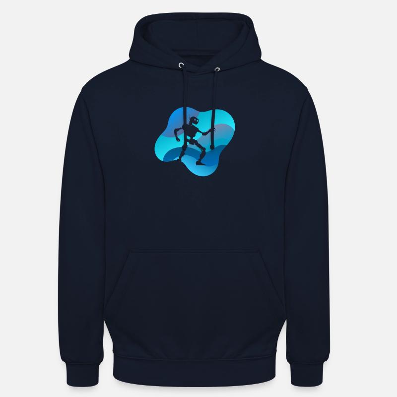 Cyborg Robot - Sweat-shirt à capuche unisexe - marine