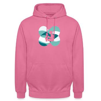 Babysitter Children's Story - Unisex Hoodie - pink - Front - Alina (178cm) & Michal (187cm)