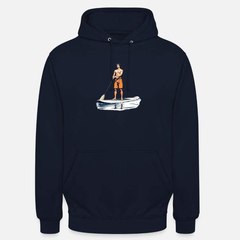 Stand Up Paddle - Sweat-shirt à capuche unisexe - marine