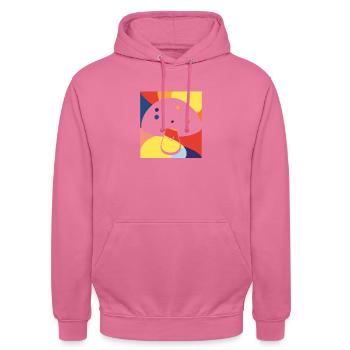Champignons Spore Toxique - Sweat-shirt à capuche unisexe - rose - Devant - Alina (178cm) & Michal (187cm)