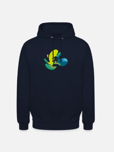 Parkour Parkourlaeufer Hindernis - Unisex Hoodie - Navy