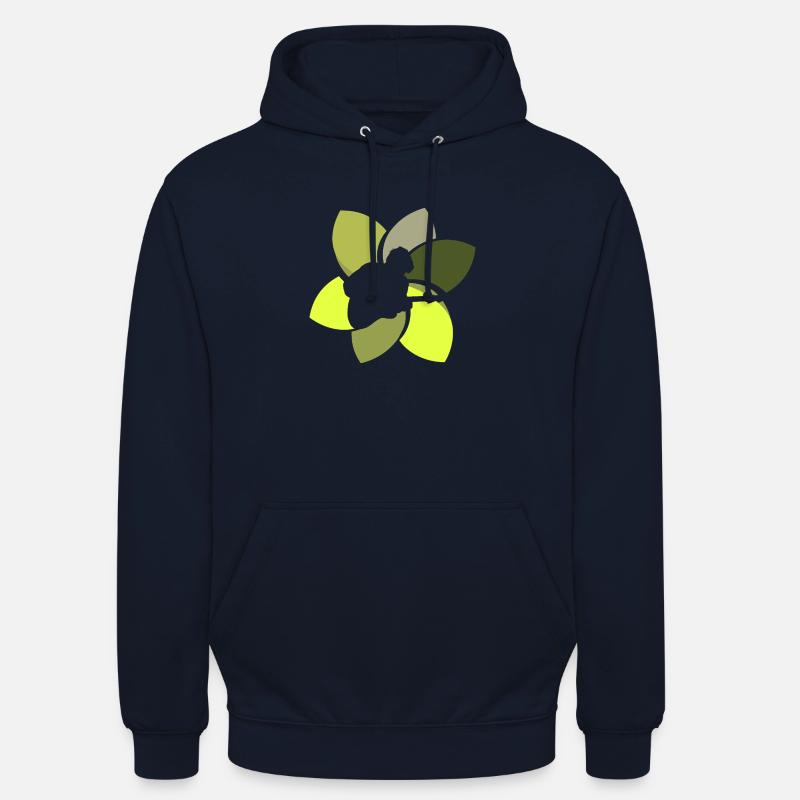 Guitare, guitariste - Sweat-shirt à capuche unisexe - marine