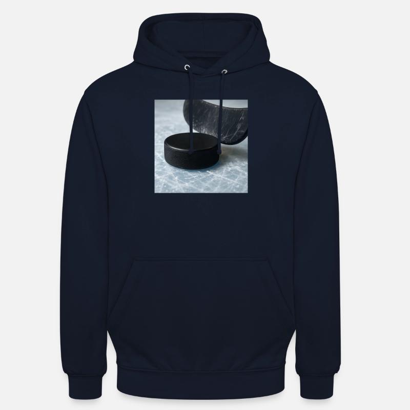 Hockey - Stick and puck - Unisex Hoodie - navy