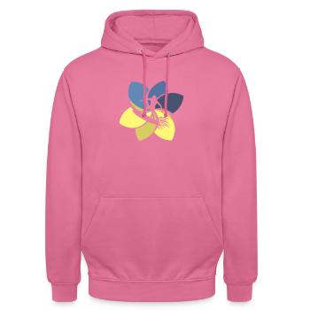 Surfbrett Surfcamp - Unisex Hoodie - Pink - Vorne - Alina (178cm) & Michal (187cm)