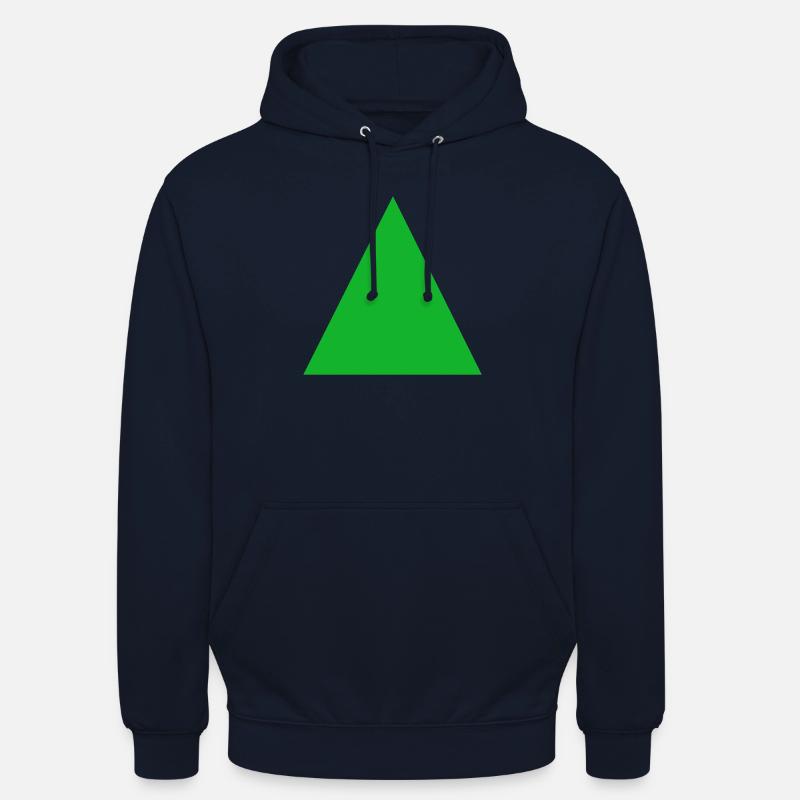 Dreieck / Triangle (1c) - Unisex Hoodie - Navy