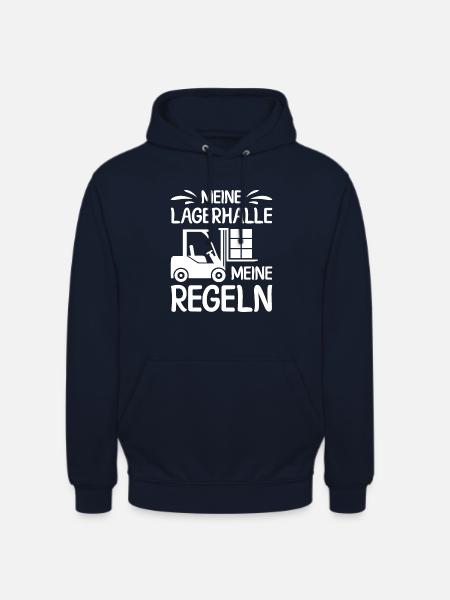 Lagerarbeiter Logistiker Stapler Staplerfahrer - Unisex Hoodie - Navy
