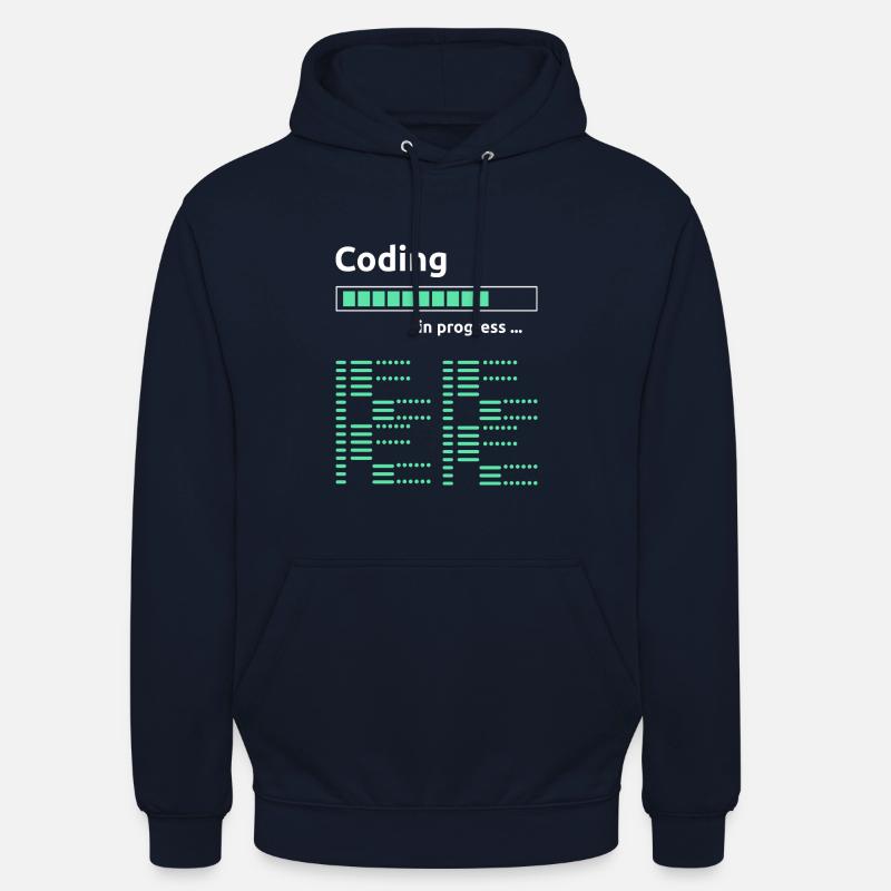 Coding in progress - Unisex Hoodie - navy