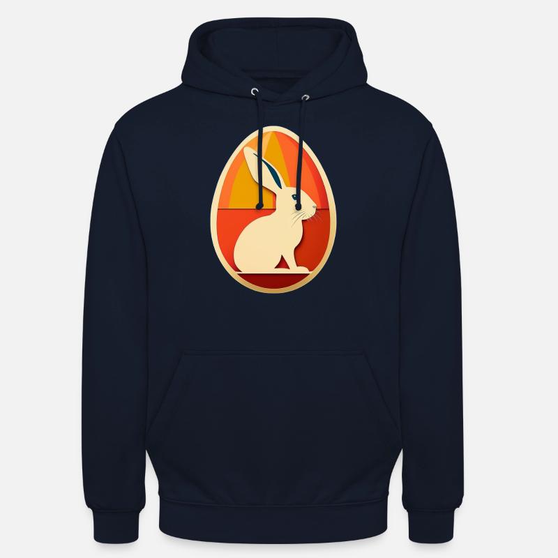 Conception d’oeuf de Pâques n°14 - Sweat-shirt à capuche unisexe - marine