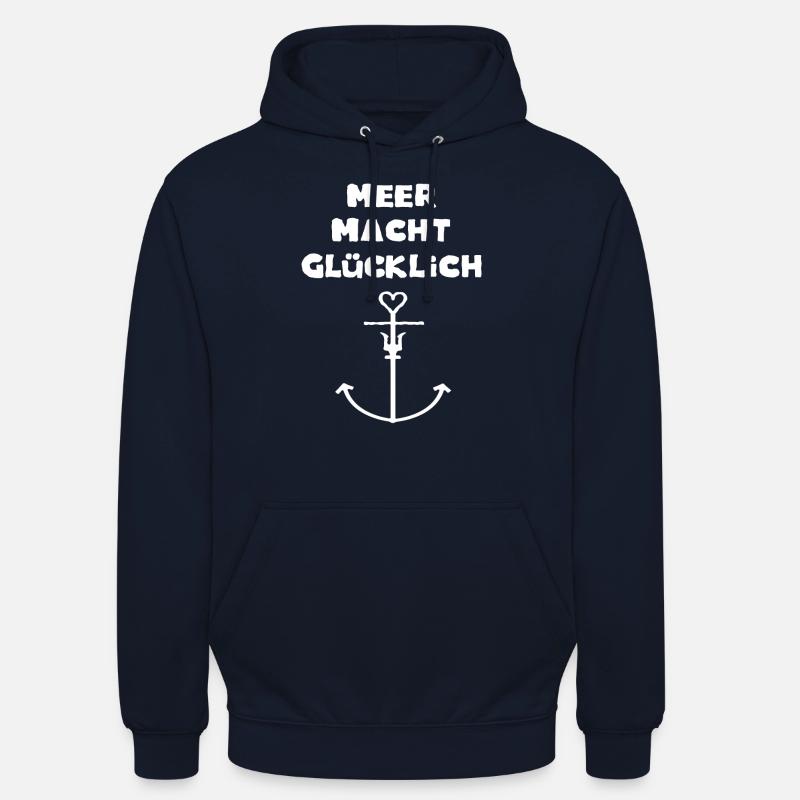 Meer geschenk geschenkidee - Unisex Hoodie - Navy