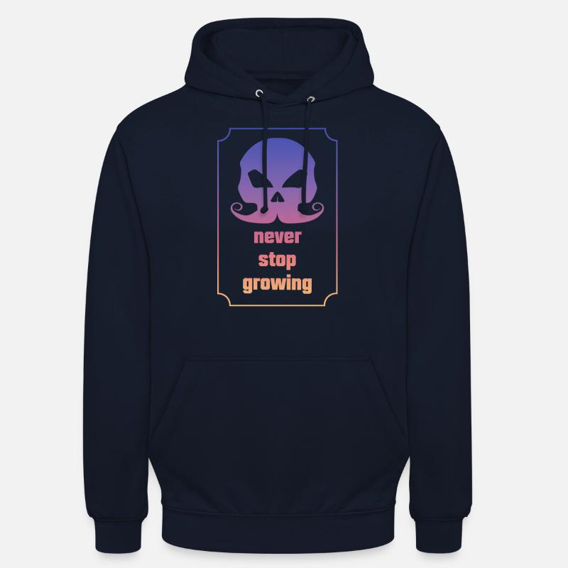 lustiger Spruch, Bart, Beard, Mustache - Unisex Hoodie - Navy