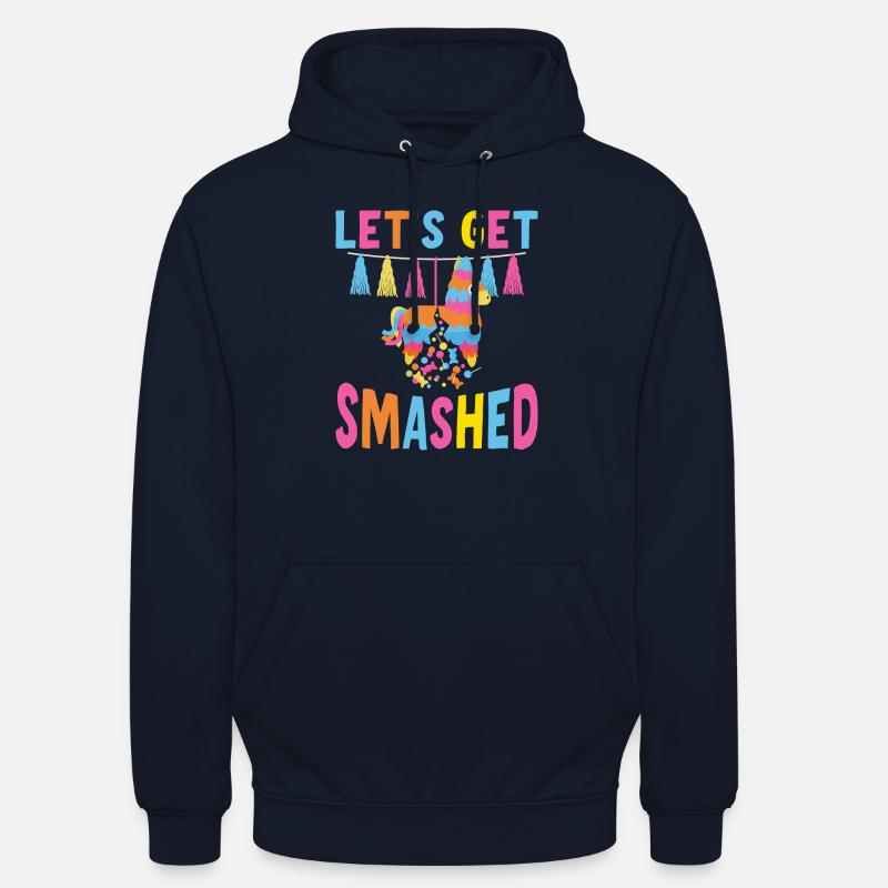 Faisons smashed Pinata - Sweat-shirt à capuche unisexe - marine