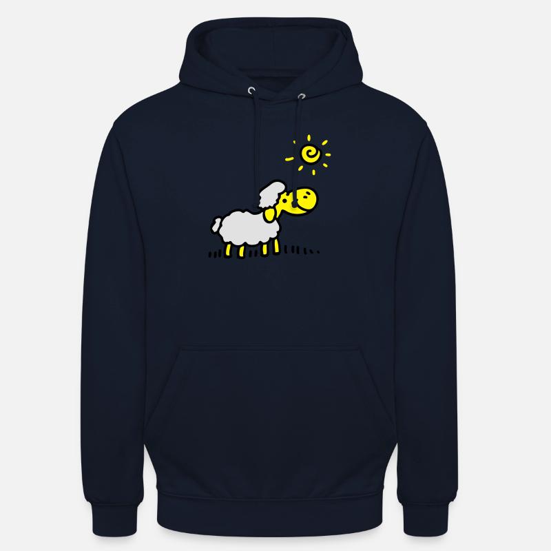 Schäfchen Sonne 3 - Unisex Hoodie - Navy