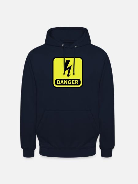 Danger Lightning - Unisex Hoodie - navy