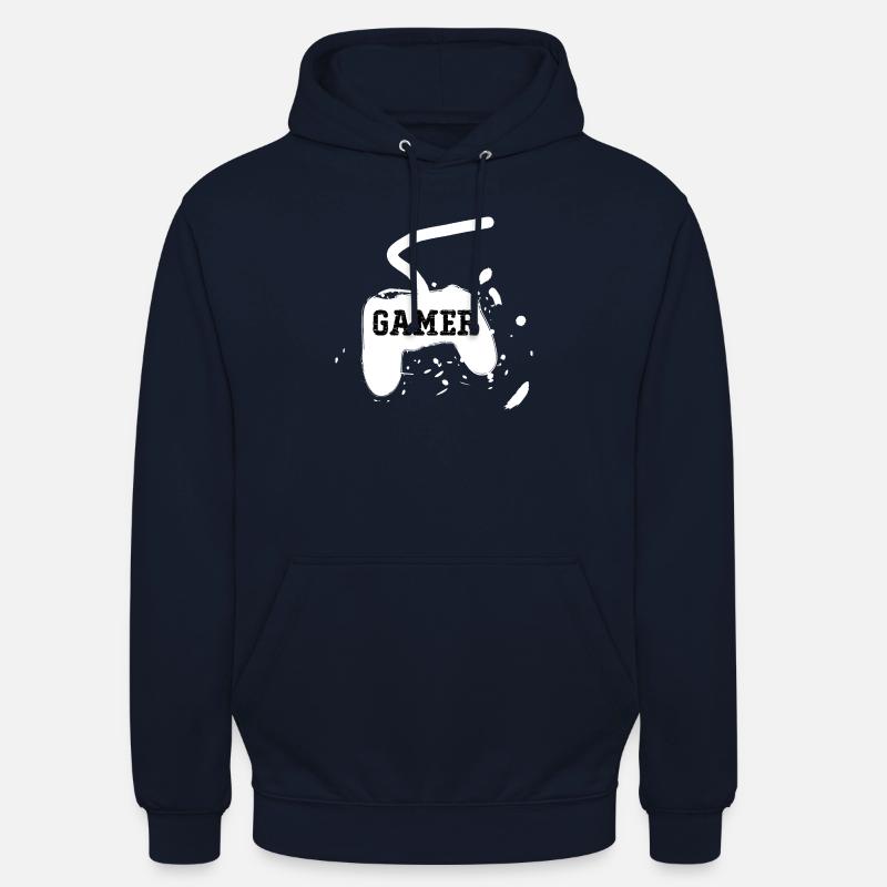 Console de jeux - Sweat-shirt à capuche unisexe - marine