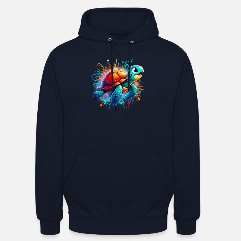 Turtle - Unisex Hoodie - navy