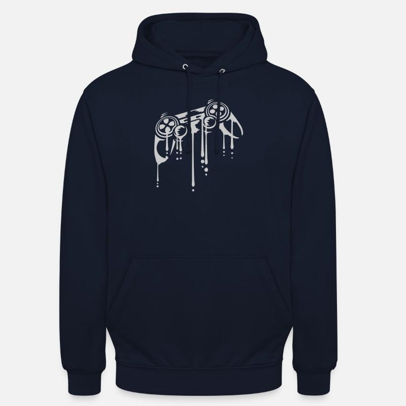 Drops Controller Retro Graffiti - Unisex Hoodie - navy