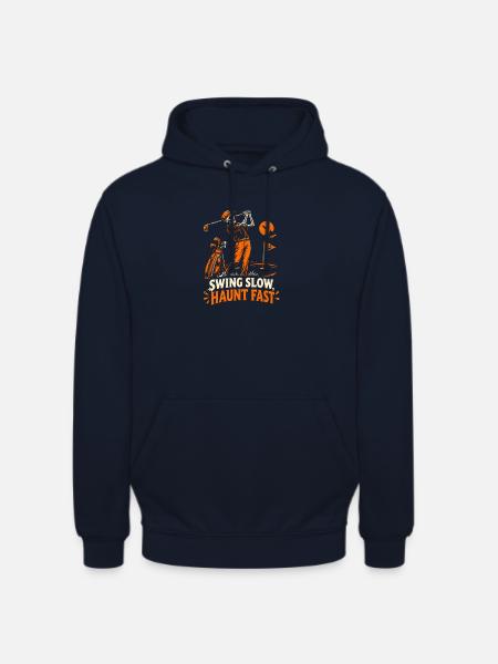 Schwinge langsam, spuke schnell - Unisex Hoodie - Navy
