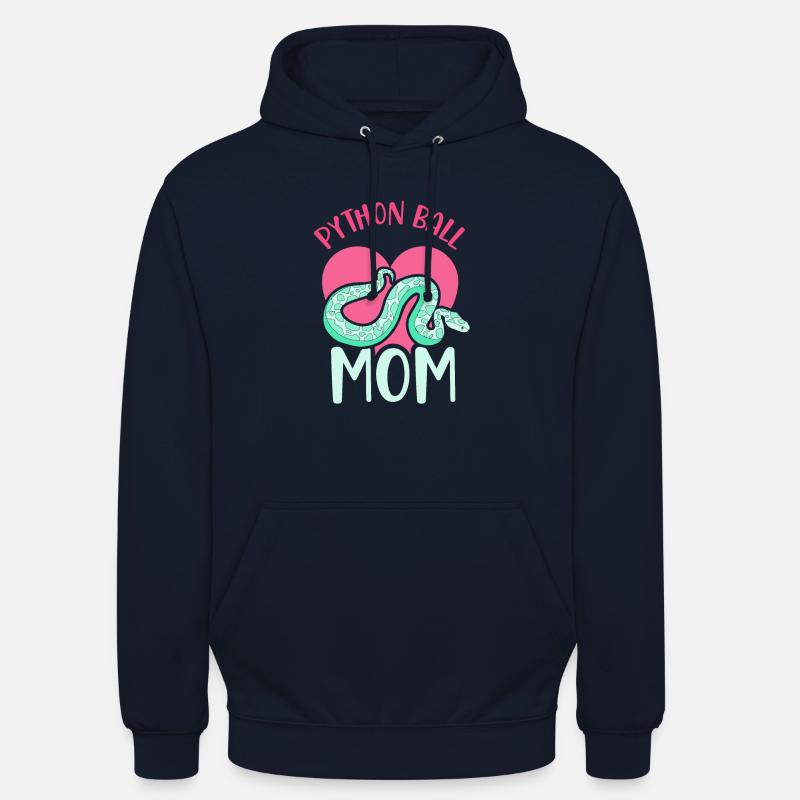 Python ball mom - Unisex Hoodie - Navy
