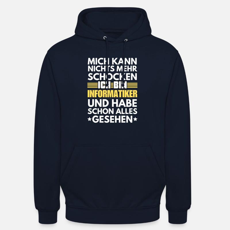Non-shockable computer scientist - Unisex Hoodie - navy