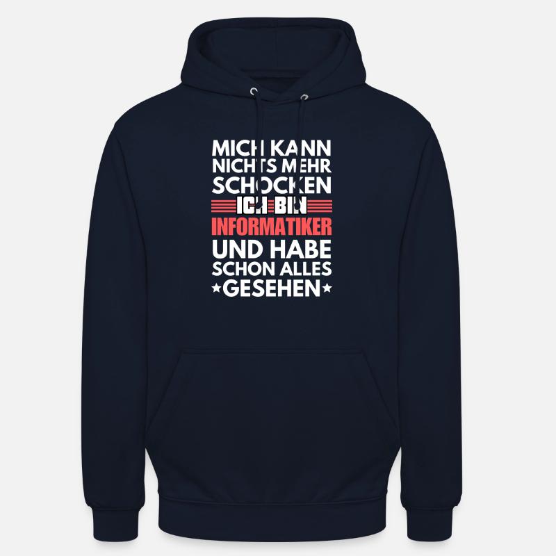 Non-shockable computer scientist - Unisex Hoodie - navy