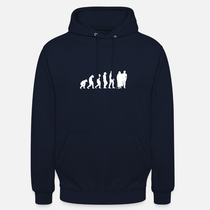 Evolution Oma - Unisex Hoodie - Navy