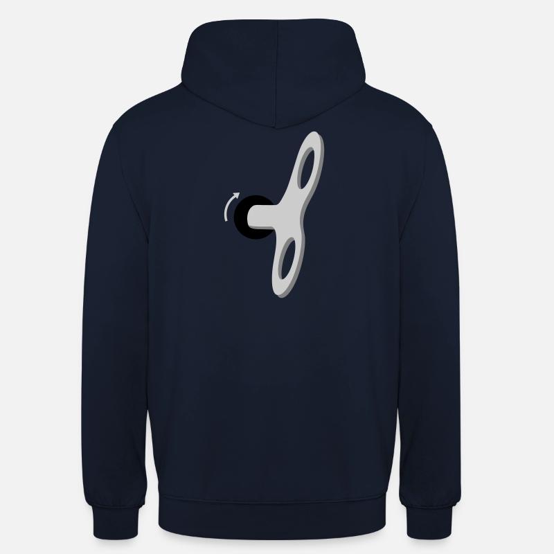 L'Humain est une machine - Sweat-shirt à capuche unisexe - marine