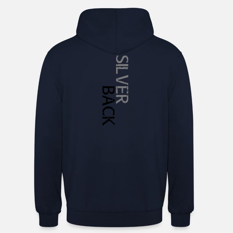 SILVERBACK (offset) - Unisex Hoodie - navy