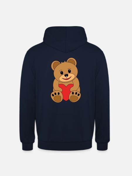 teddy bear - Unisex Hoodie - navy