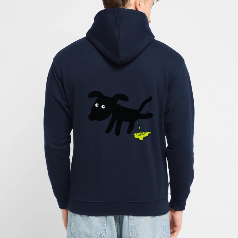 Chien chiens Sweat-shirt à capuche unisexe