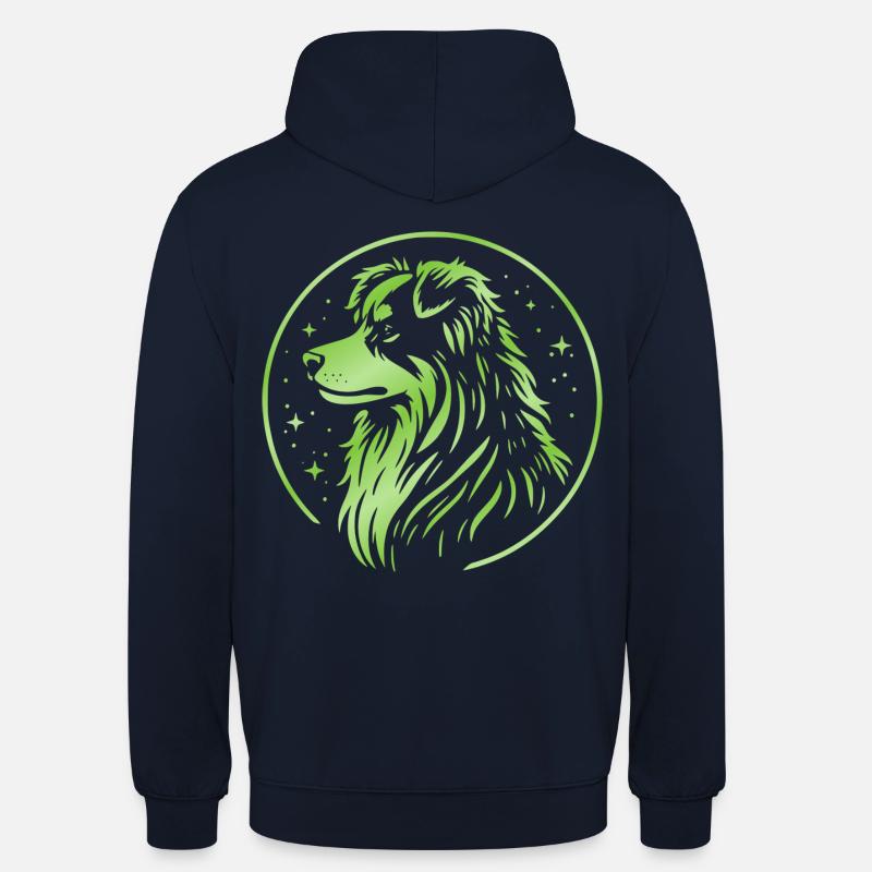 Chien de rêve Aussie vert - Sweat-shirt à capuche unisexe - undefined